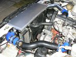 Intercooler and airbox installation, October 2006