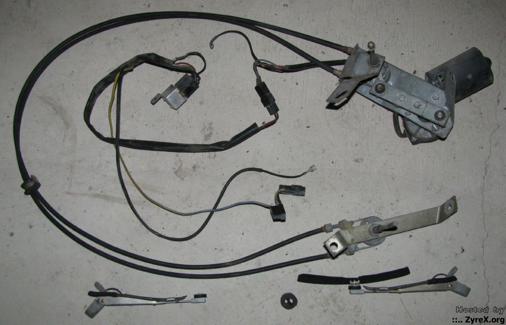 164 headlight wiper system