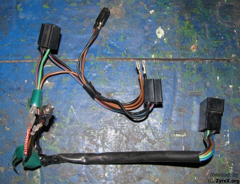 240 Turbo accessory gauge wiring harness