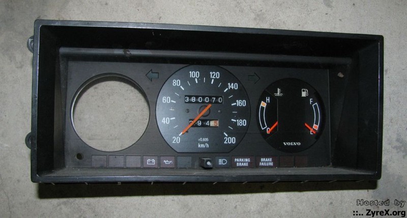 240 gauge cluster