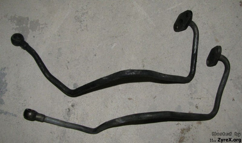 Garrett T3 turbo oil feed pipes