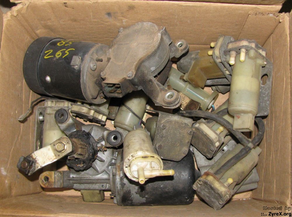 140/164/240/740 wiper motors and washer pumps