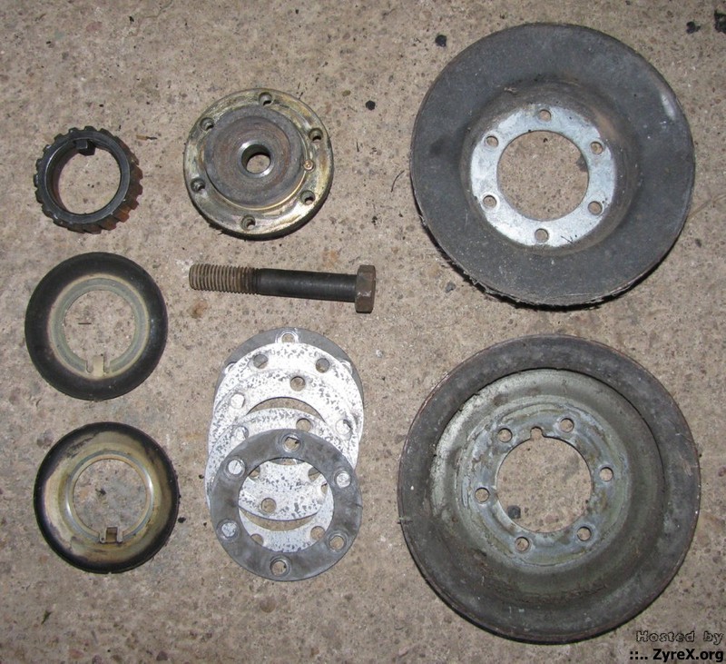 B21/B23 crank pulley parts