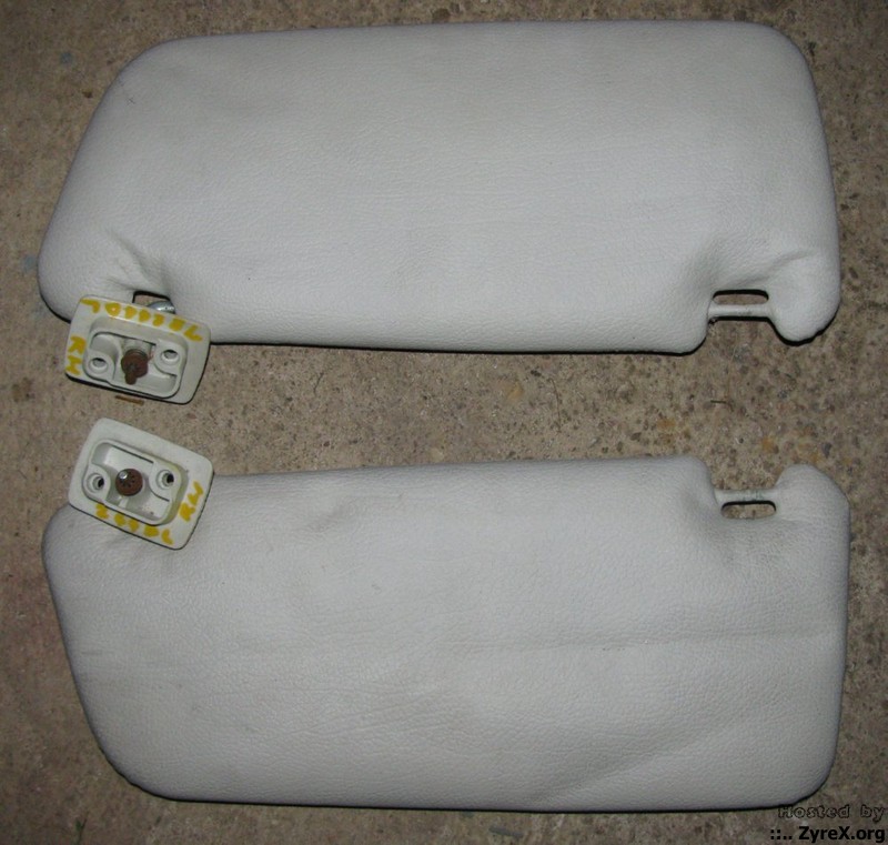 140/164/240/260 sedan sunvisors