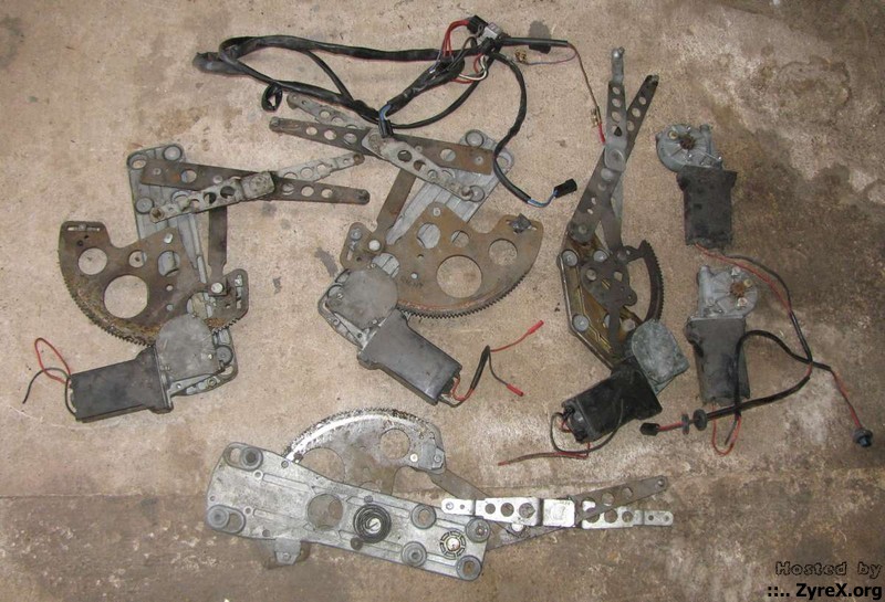 Early 240/260 power window parts