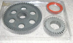 Steel timing gear set